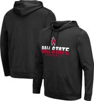 COLOSSEUM Men's Colosseum Black Ball State Cardinals Lantern Pullover Hoodie