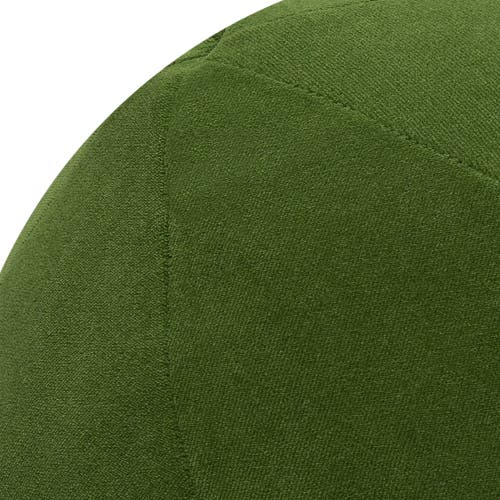 Elaine Smith Plush Velvet Indoor & Outdoor Woven Accent Orb Pillow In Green