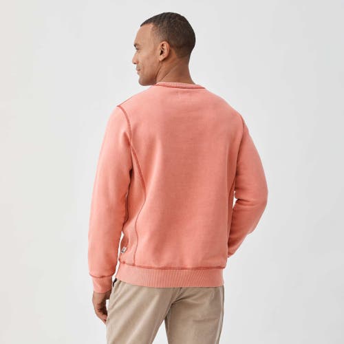 Shop Surfside Supply Co. Butch Vintage Wash Crewneck In Mineral Red