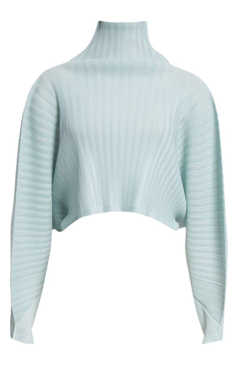 Pleats Please Issey Miyake Monthly Colors December Pleated Crop Top, Main, color,