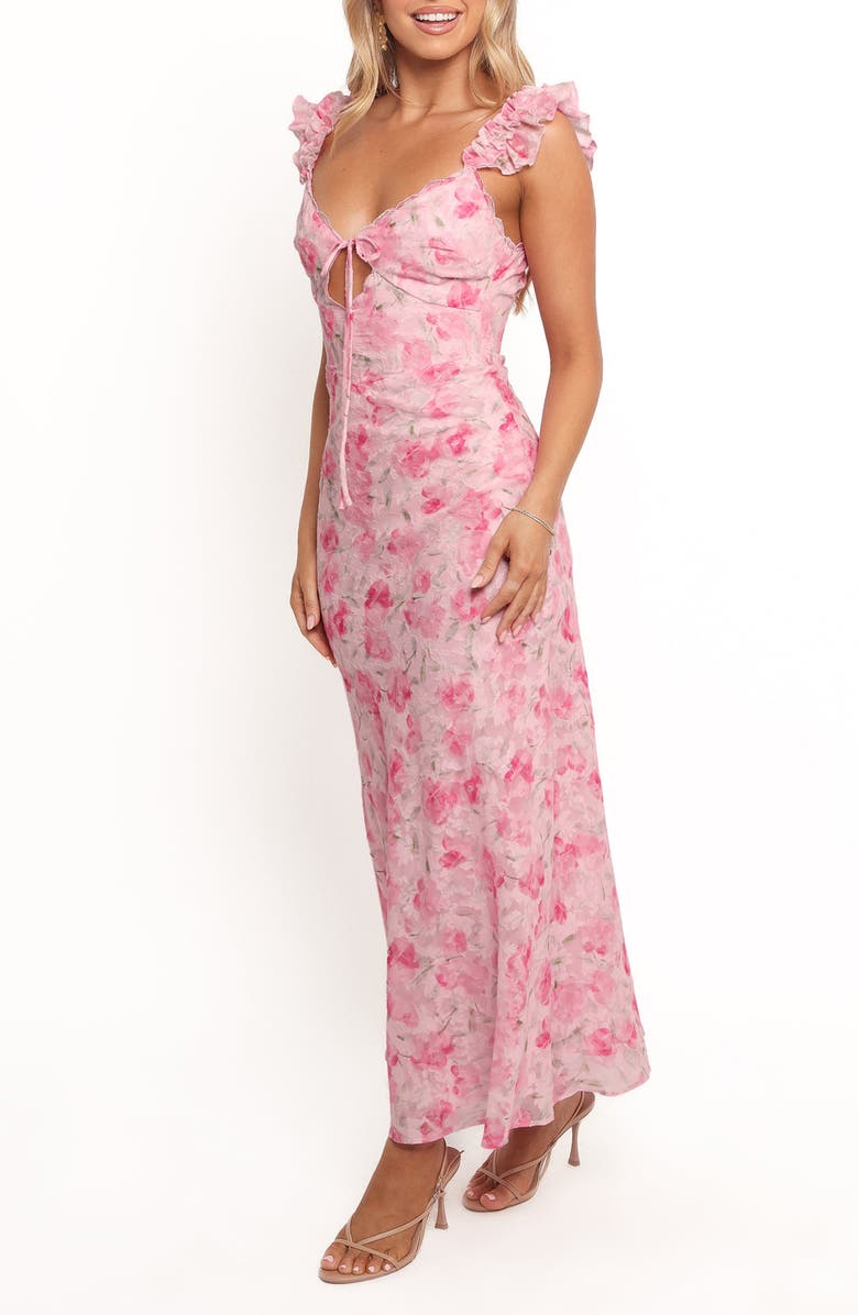 Petal & Pup Jean Floral Maxi Dress, Alternate, color, Pink Floral