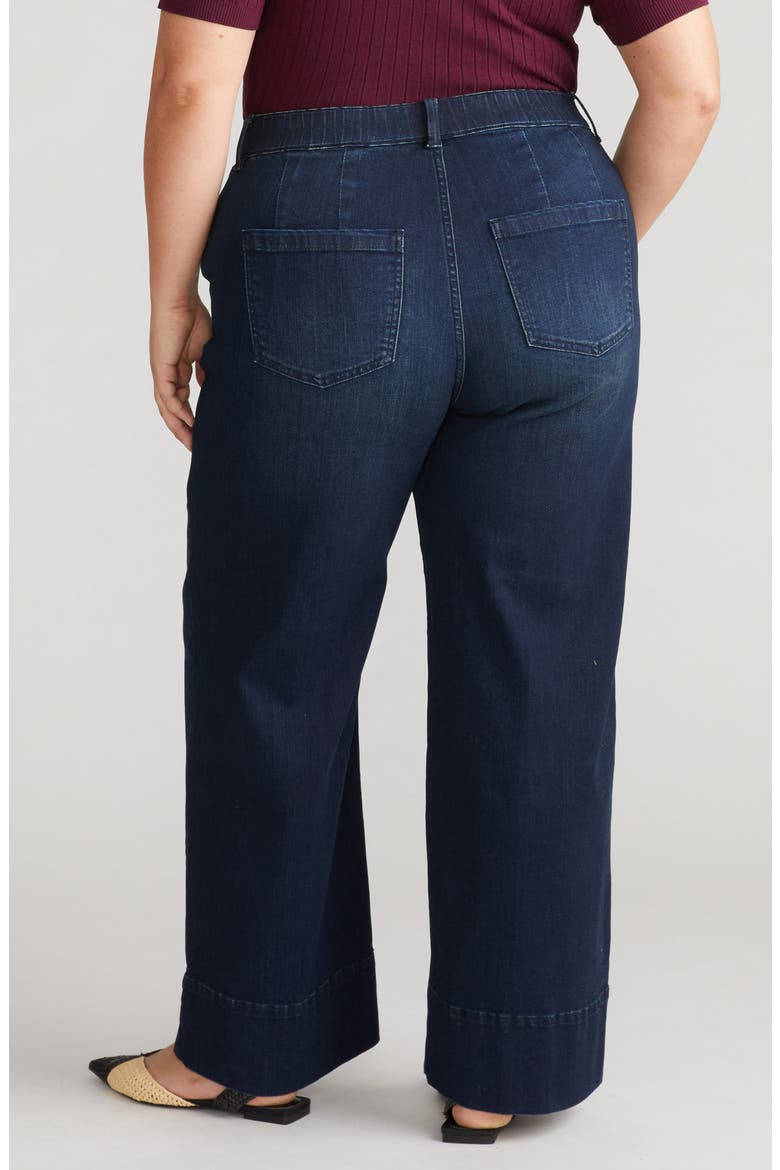 Carol High Waist Stretch Wide Leg Jeans, Alternate, color, DAYDREAM BLUE
