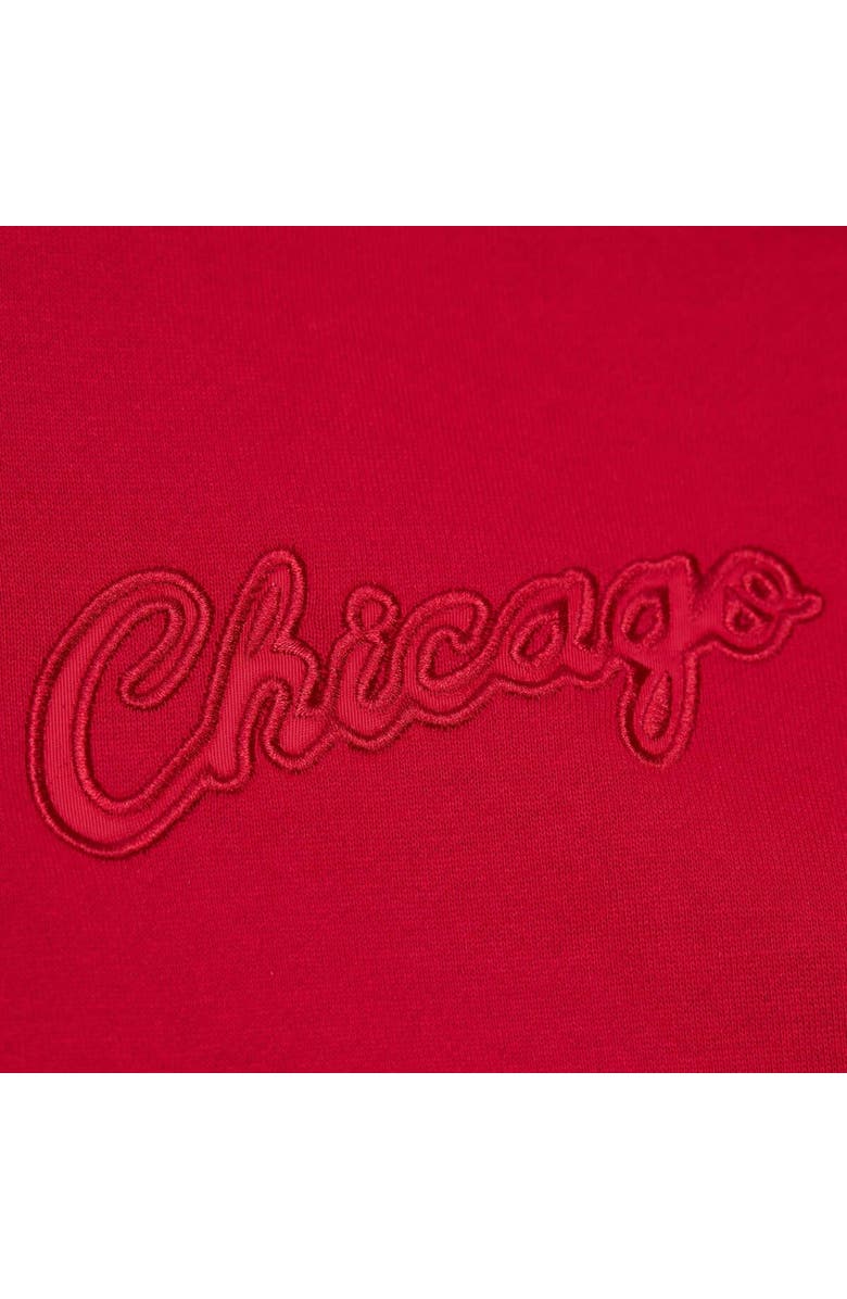 Mitchell & Ness Men's Mitchell & Ness Red Chicago Bulls Hardwood Classics Tonal Pullover Hoodie, Alternate, color,