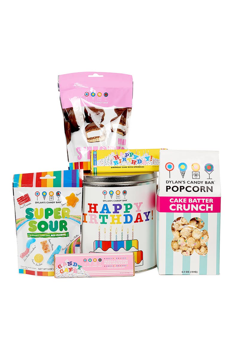 Happy Birthday Bucket, Alternate, color, WHITE
