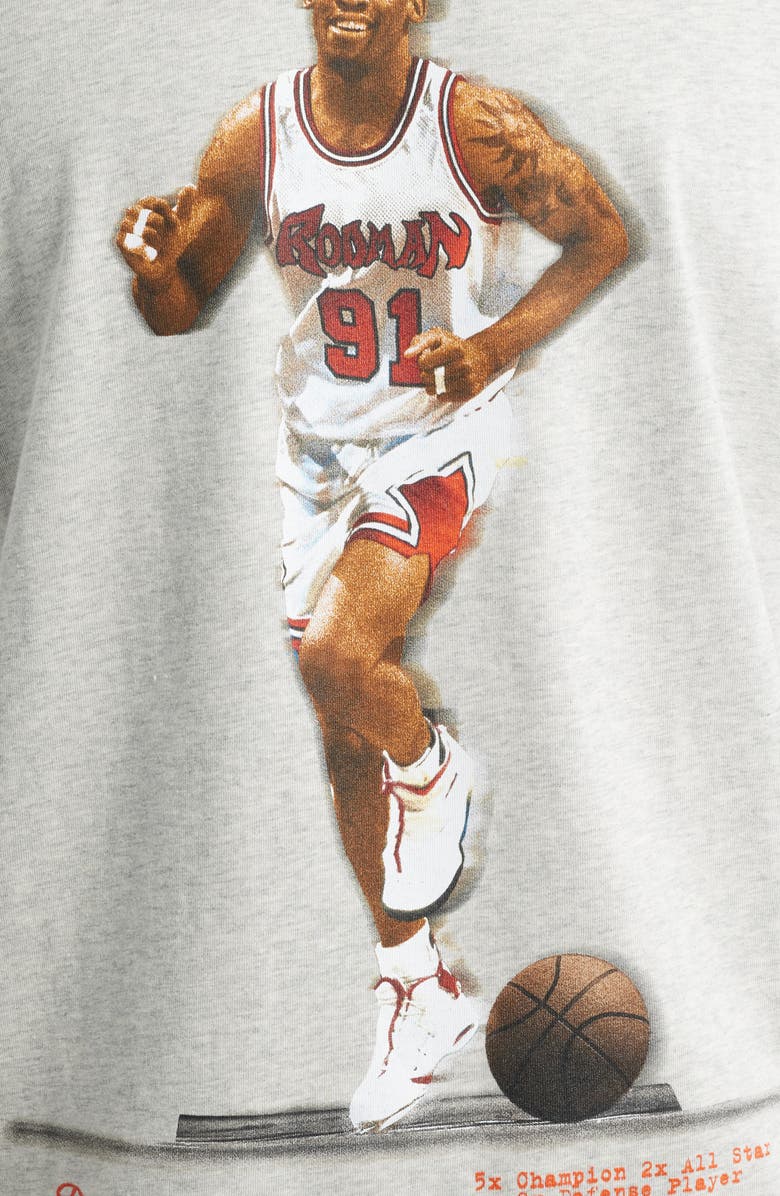 ID Supply Co Rodman Never Lost Hope Graphic T-Shirt, Alternate, color, Heather Grey