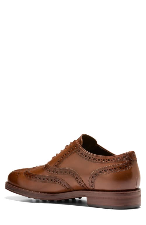 Cole Haan Ledley Grand Wingtip Oxford In Brown