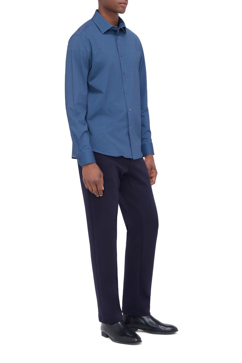 James OoohCotton® Geo Print Button-Up Shirt, Alternate, color, NAVY