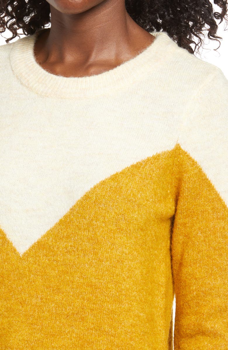 VERO MODA Plaza Colorblock Stripe Sweater, Alternate, color,