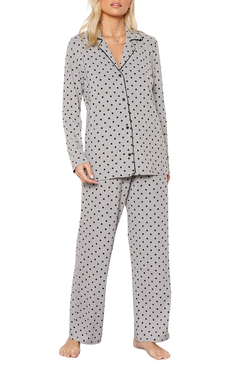 Tart Taryn Long Sleeve Top & Pants Pajamas, Main, color, 