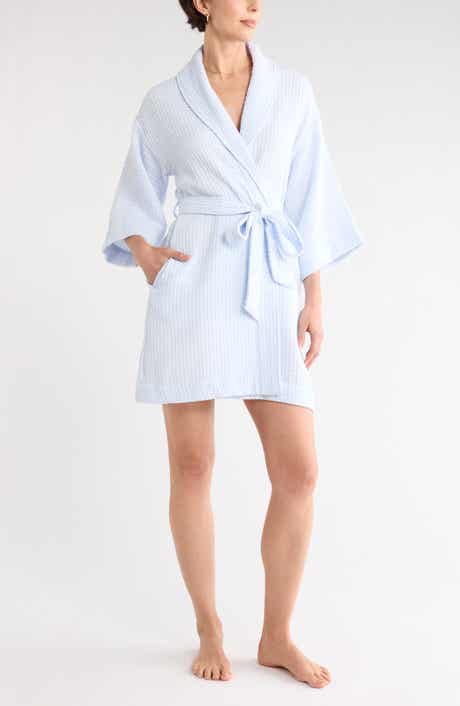 Cotton Waffle Knit Robe