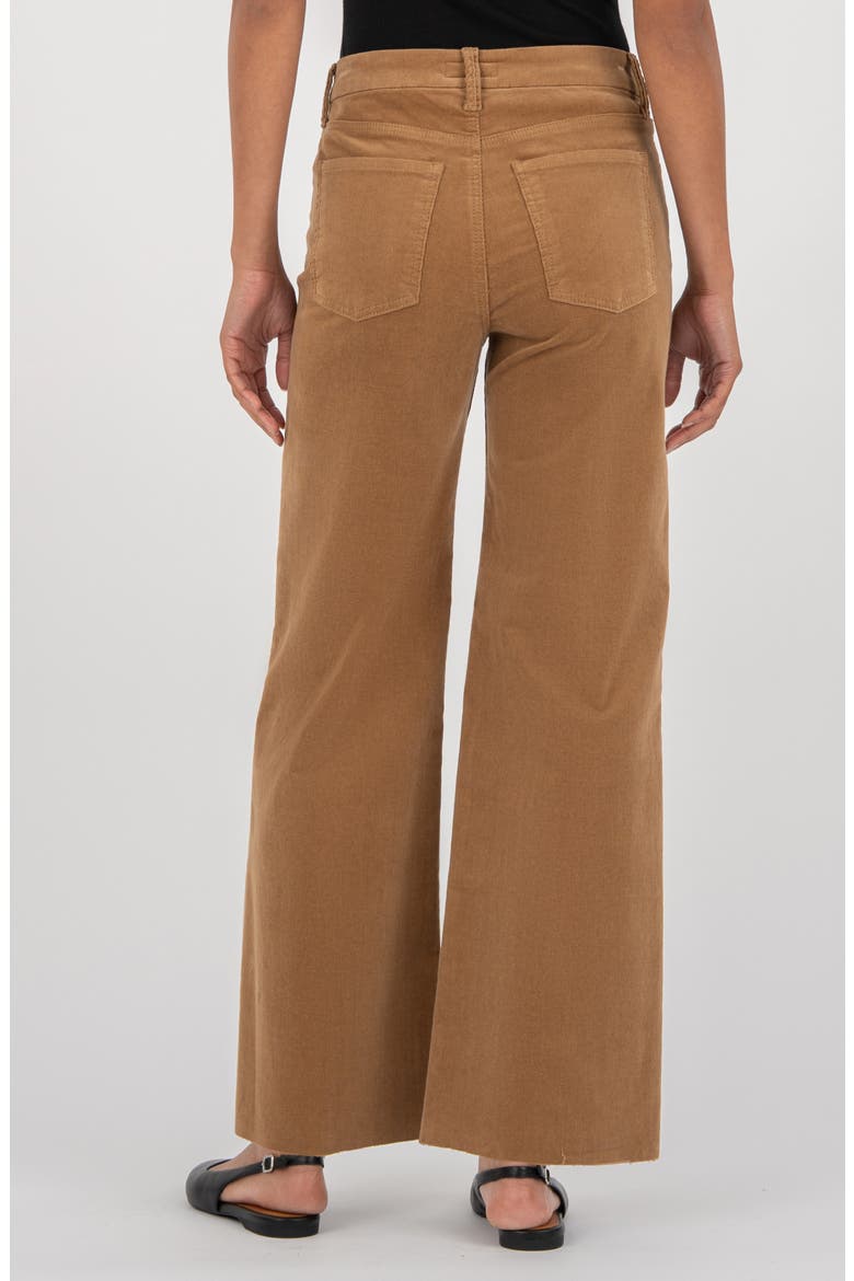 Meg Fab Ab High Waist Wide Leg Jeans, Alternate, color, CAMEL