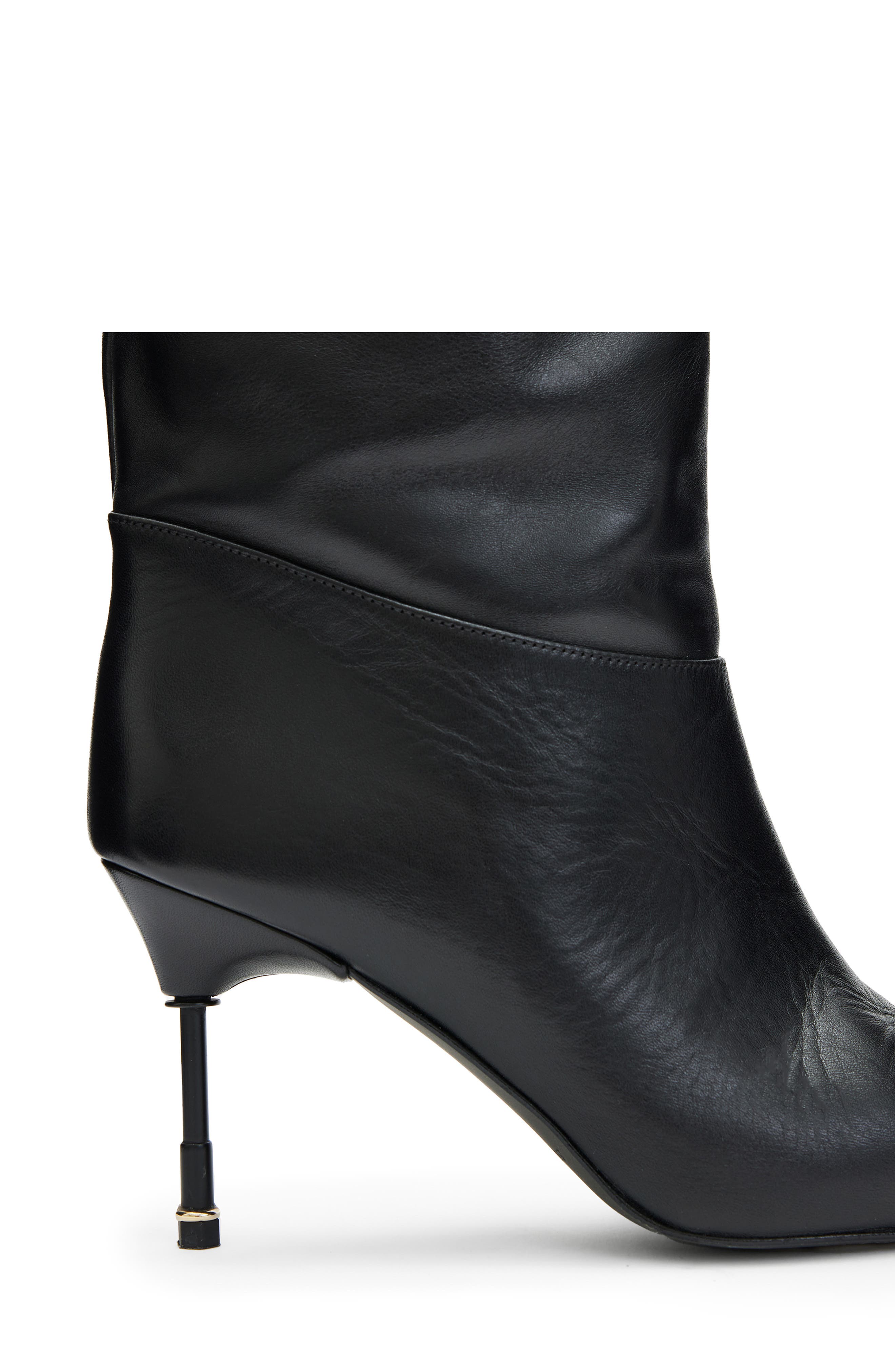 AllSaints Nori Knee High Pointed Toe Boot, Alternate, color, 