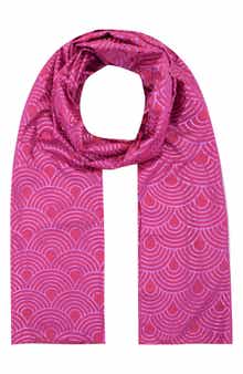 Metallic Rainbow Oblong Scarf