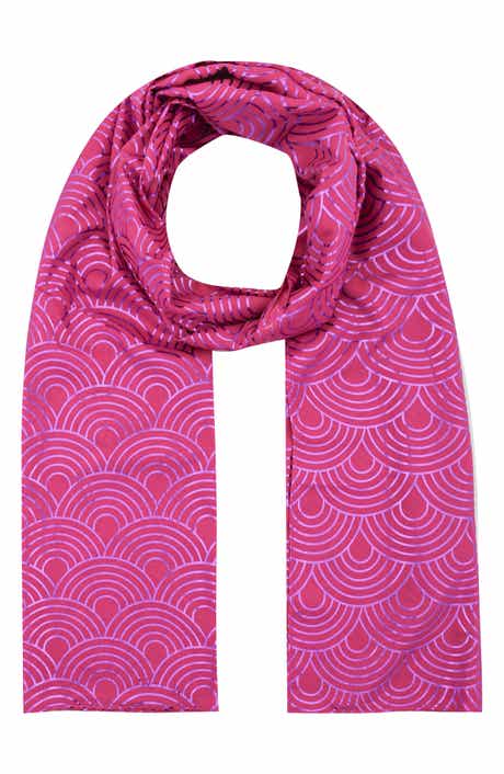 Metallic Rainbow Oblong Scarf