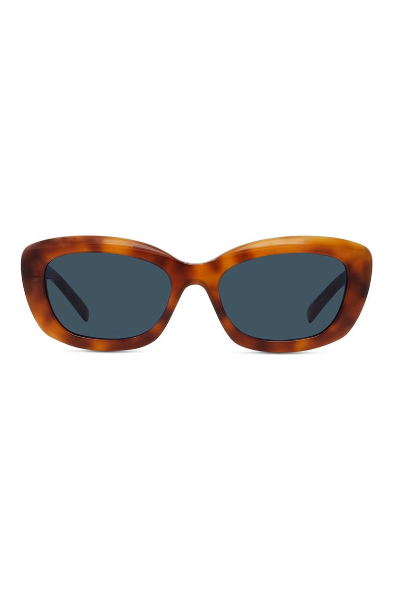 GV Day 54mm Geometric Sunglasses, Main, color, BLONDE HAVANA / BLUE