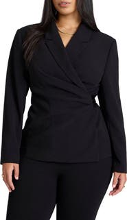 ELOQUII Wrap Blazer