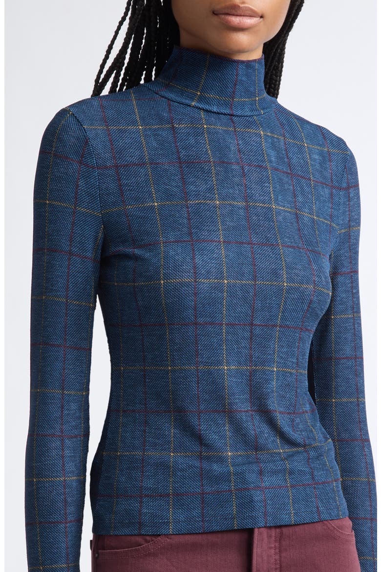 Wyeth Turtleneck, Alternate, color, TEAL MULTI