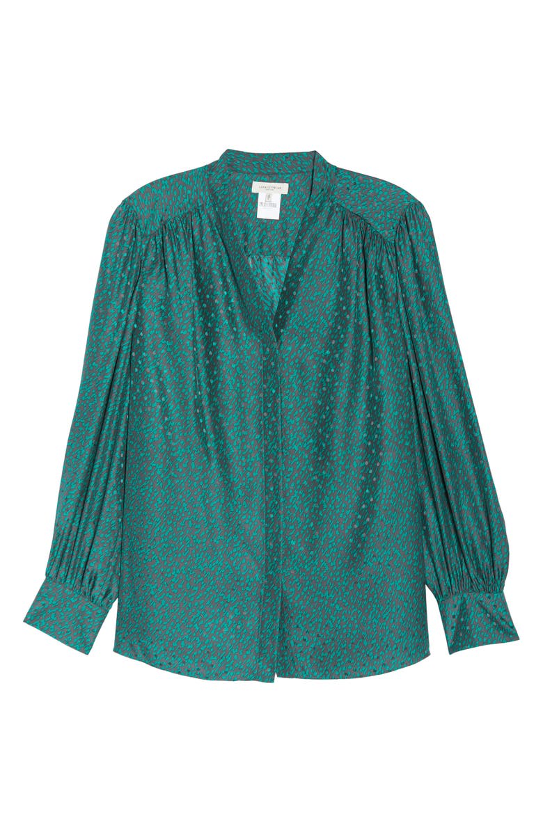 Lafayette 148 New York Clementine Silk Blouse, Alternate, color, 