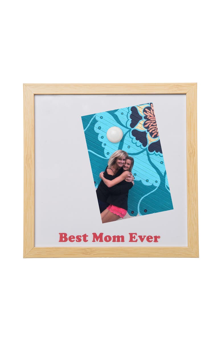 Totalee Gift Best Mom Ever Magnetic Frame White, Main, color, White