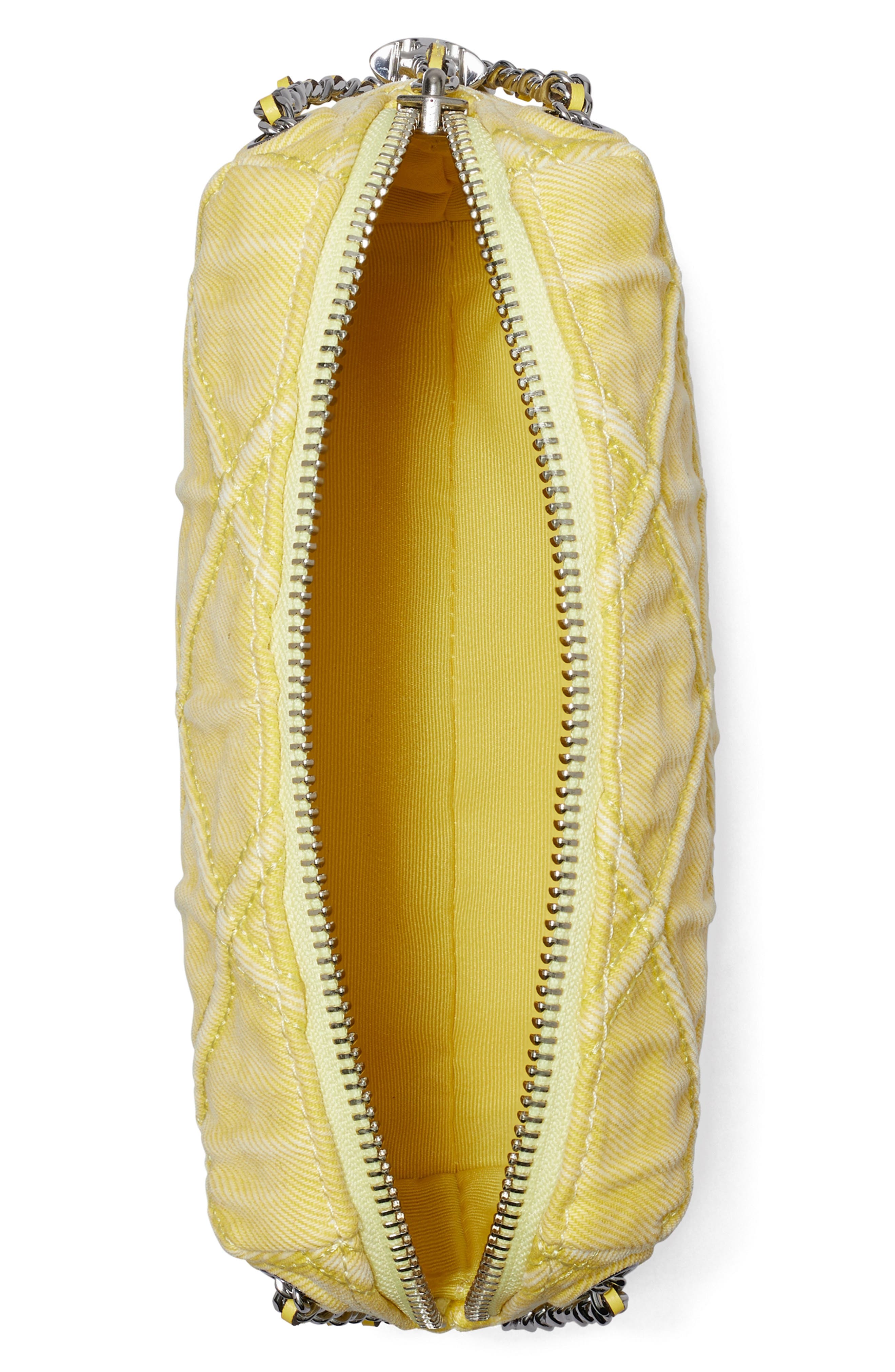 Fleming Denim Soft Crossbody Bag, Alternate, color, YELLOW