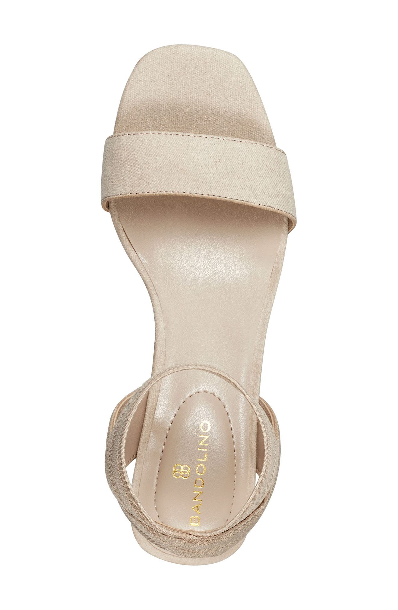 Kindlie Block Heel Ankle Strap Sandal, Alternate, color, SAND