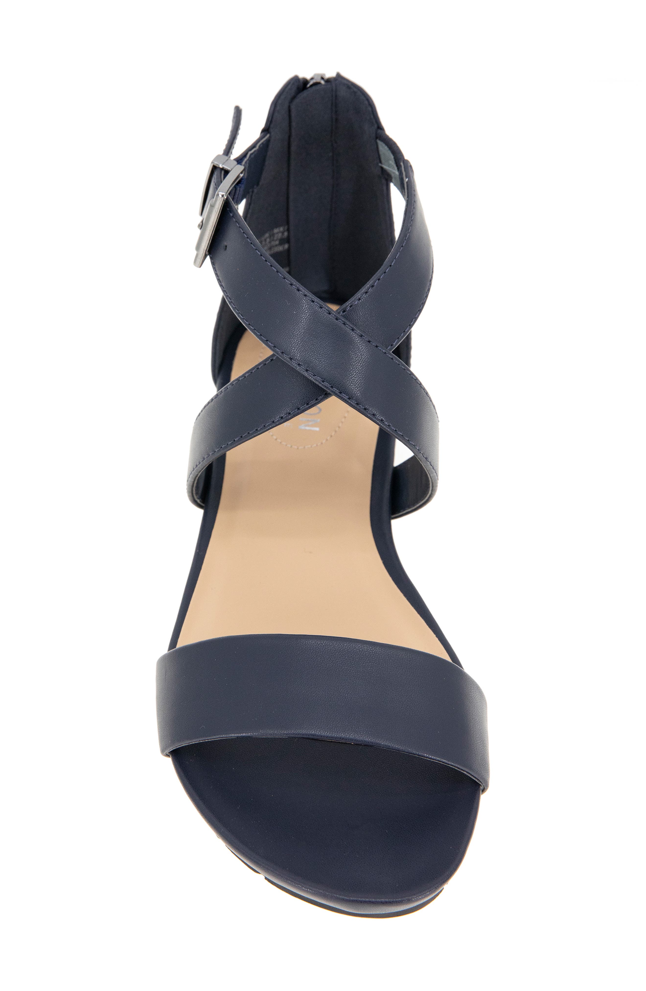 Kenneth Cole Reaction Great Cross Sandal, Alternate, color, Navy