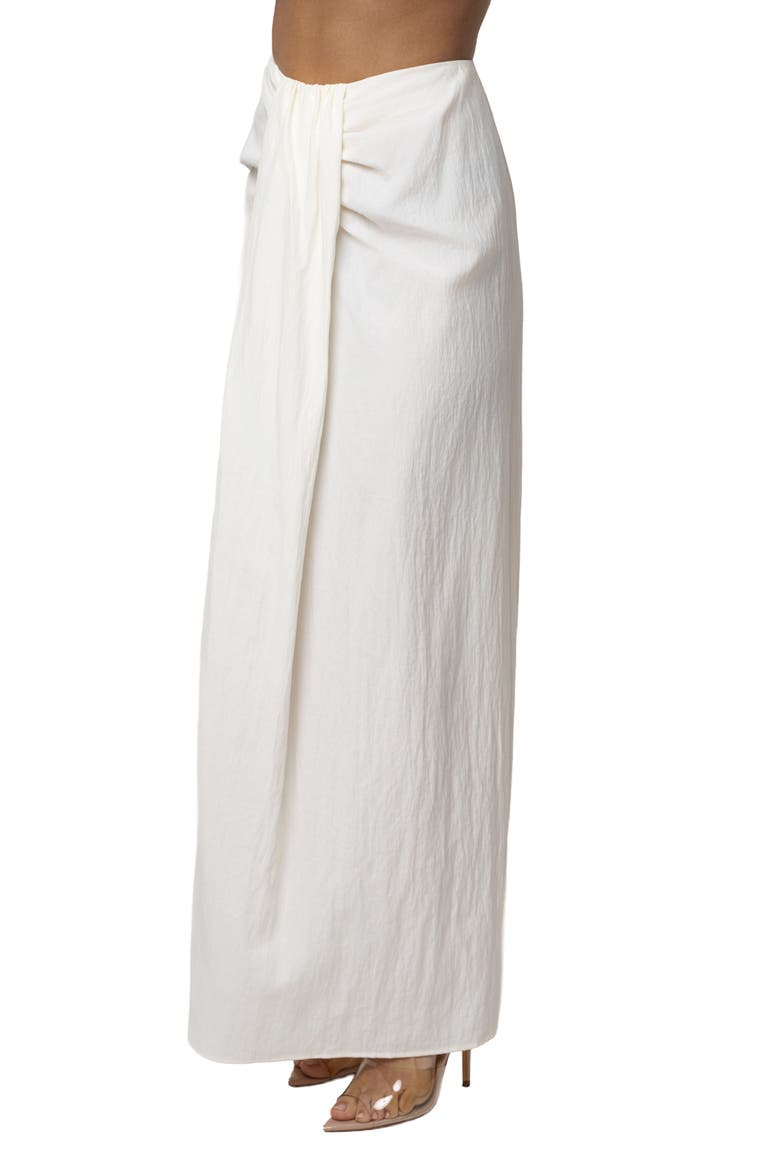 Flowing Elegance Maxi Skirt, Alternate, color, Ivory