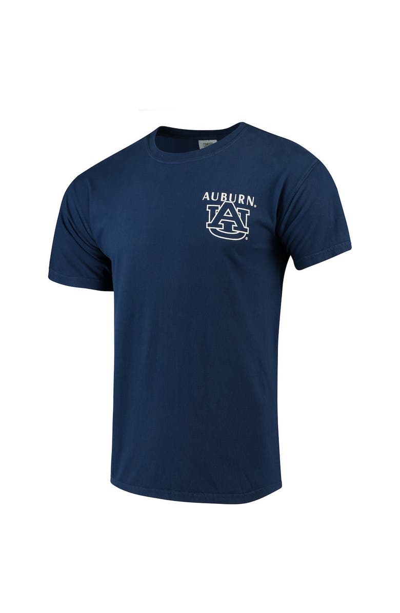 IMAGE ONE Men's Navy Auburn Tigers Campus Local Comfort Colors T-Shirt, Alternate, color, 