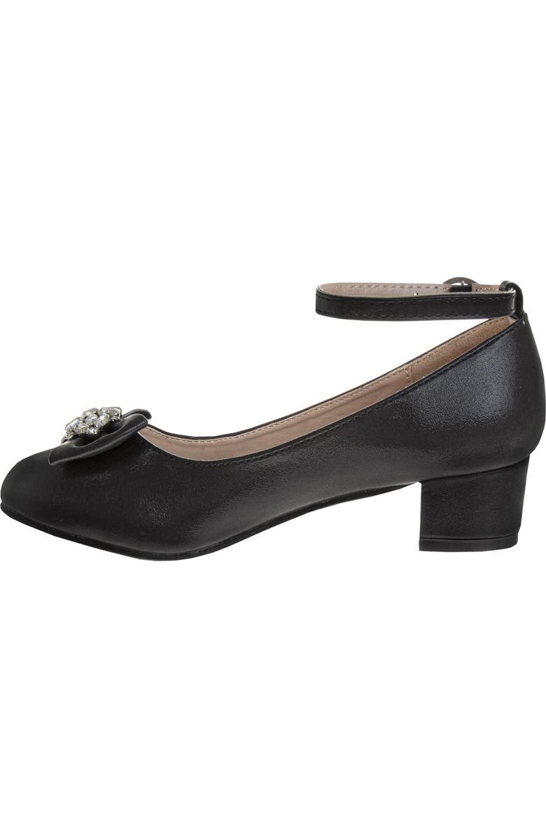 BADGLEY MISCHKA Girls' Low Heeled Dress Sandals., Alternate, color, Black