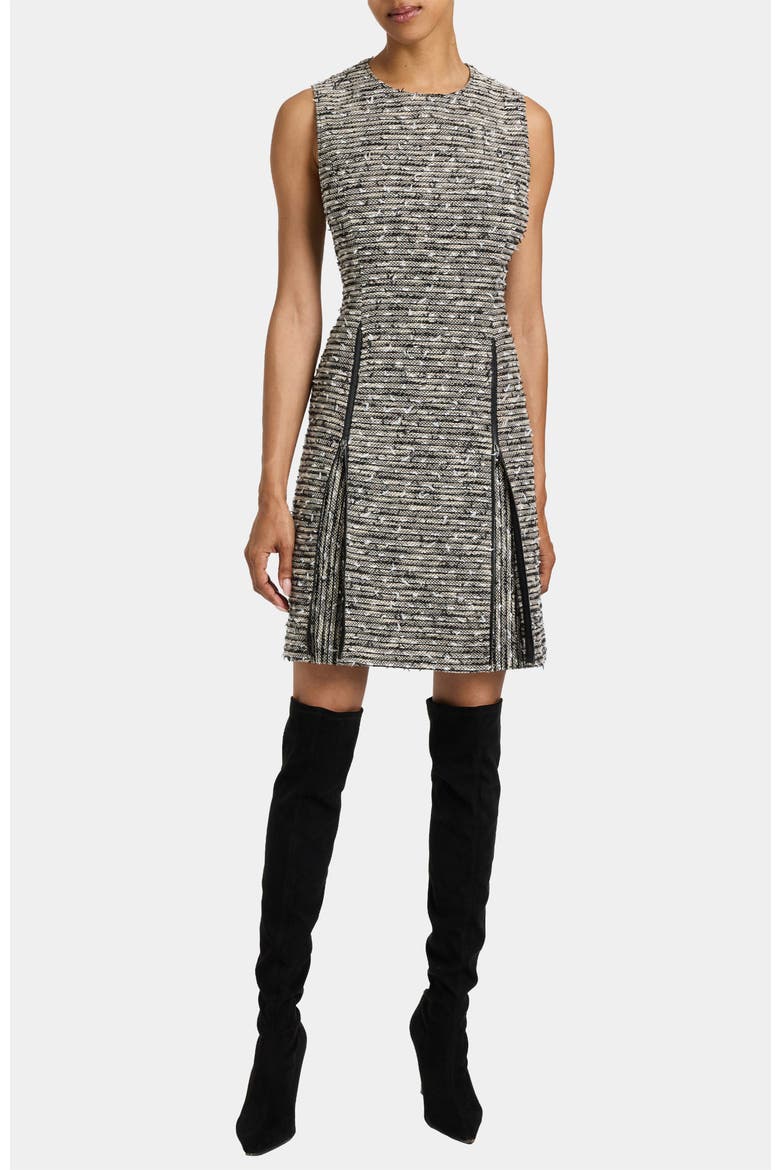 Ida Shift Dress with Zipper Detail, Alternate, color, SANDSTONE