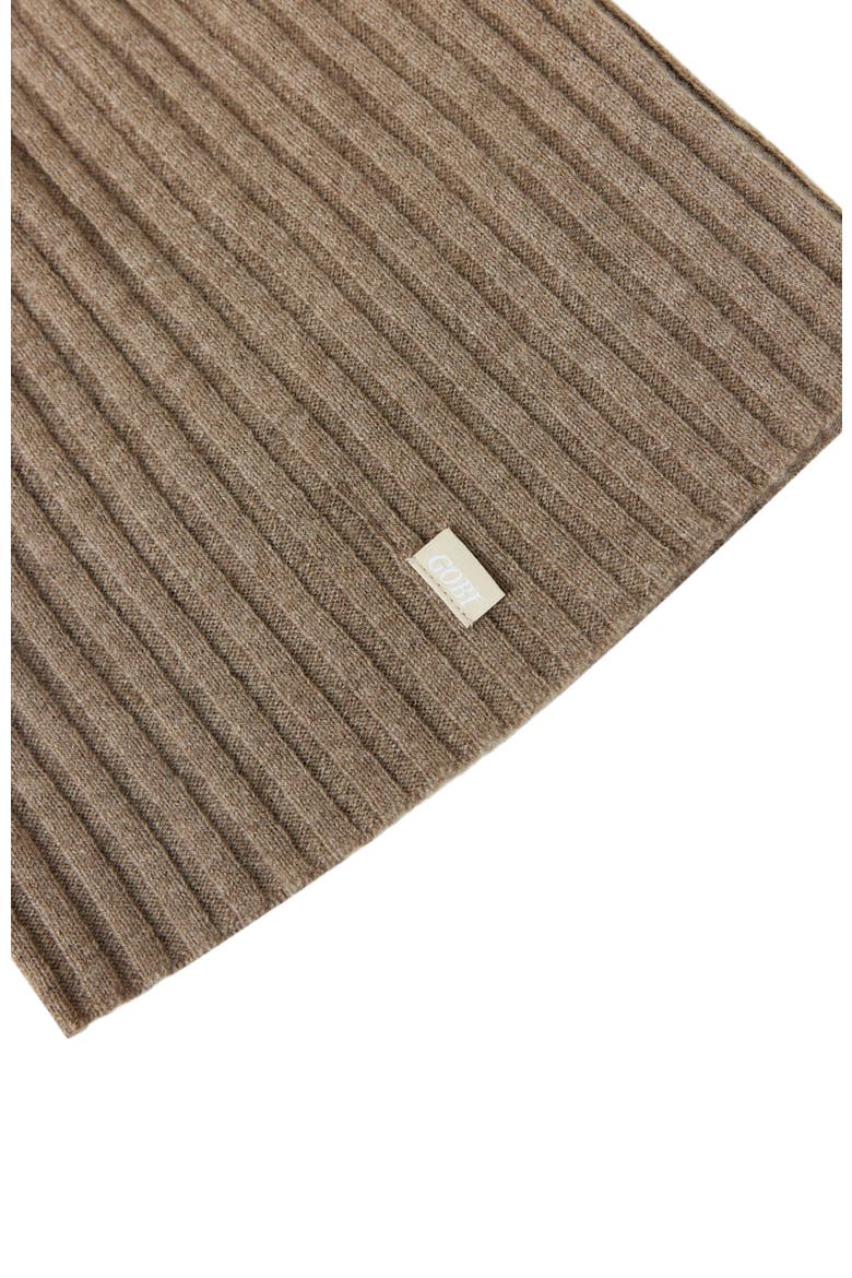 Cashmere Rib Knit Hat, Alternate, color, taupe