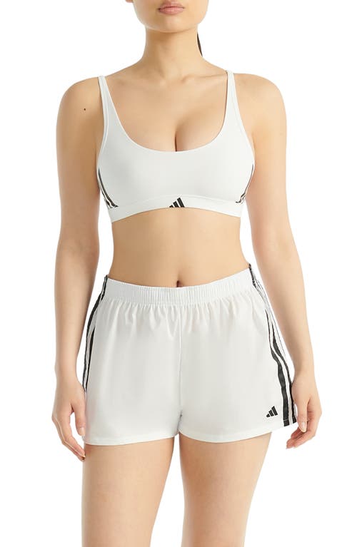 Adidas Originals Scoop Wireless Bra In White