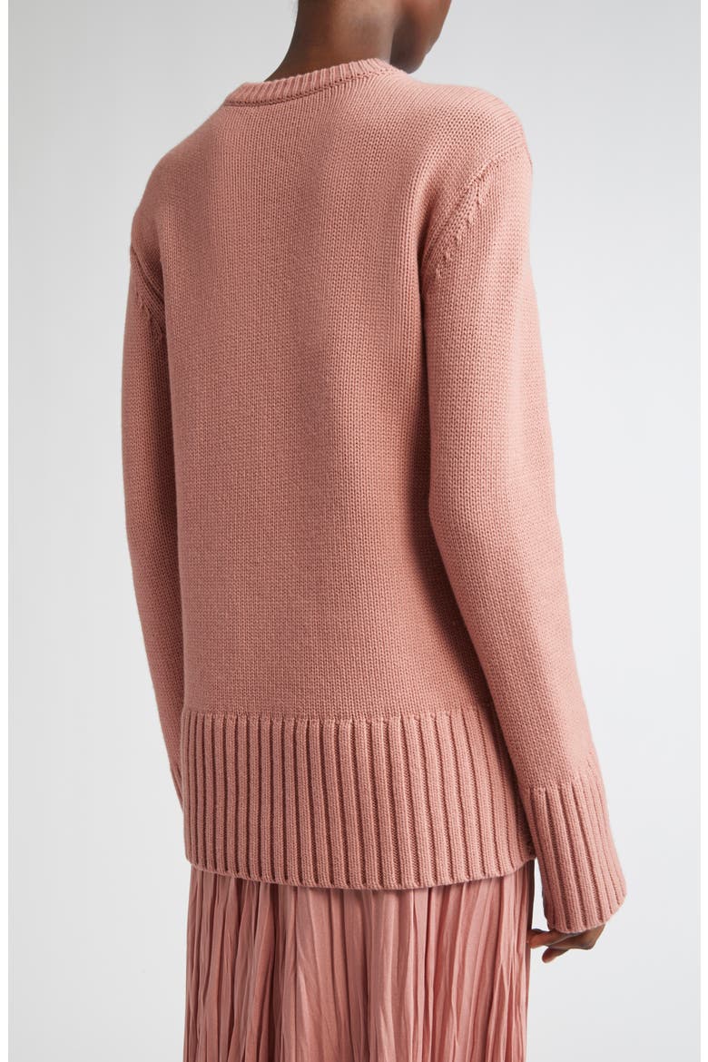 Oversize Cashmere Tunic Sweater, Alternate, color, ROSETTE
