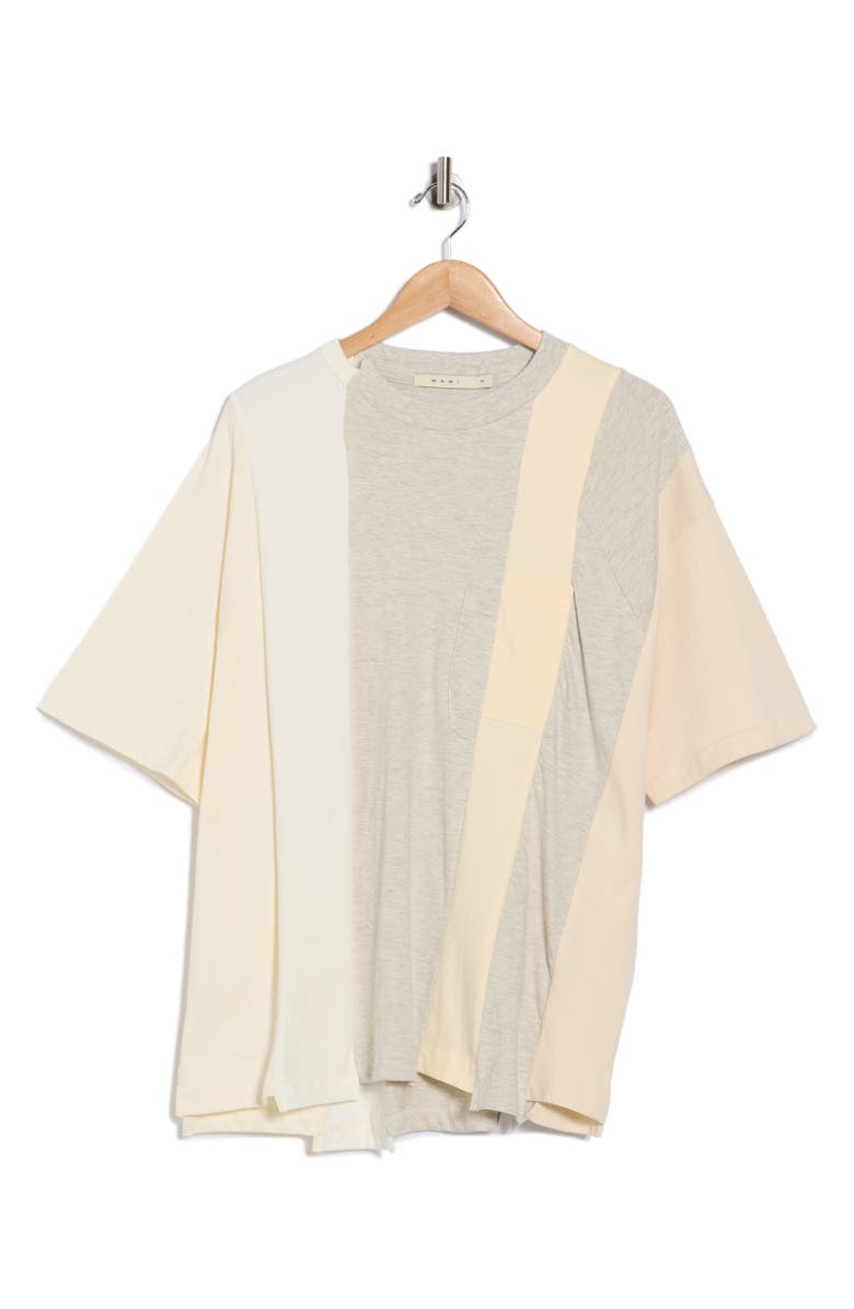 mnml Multi Paneled T-Shirt, Alternate, color, Off White