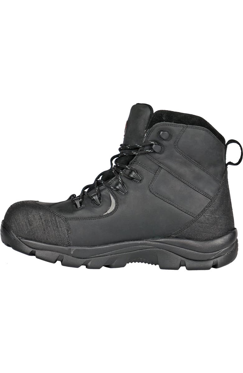 Hoss Boot Company HOSS Ridge Composite Toe Waterproof Work Boot, Alternate, color, Black