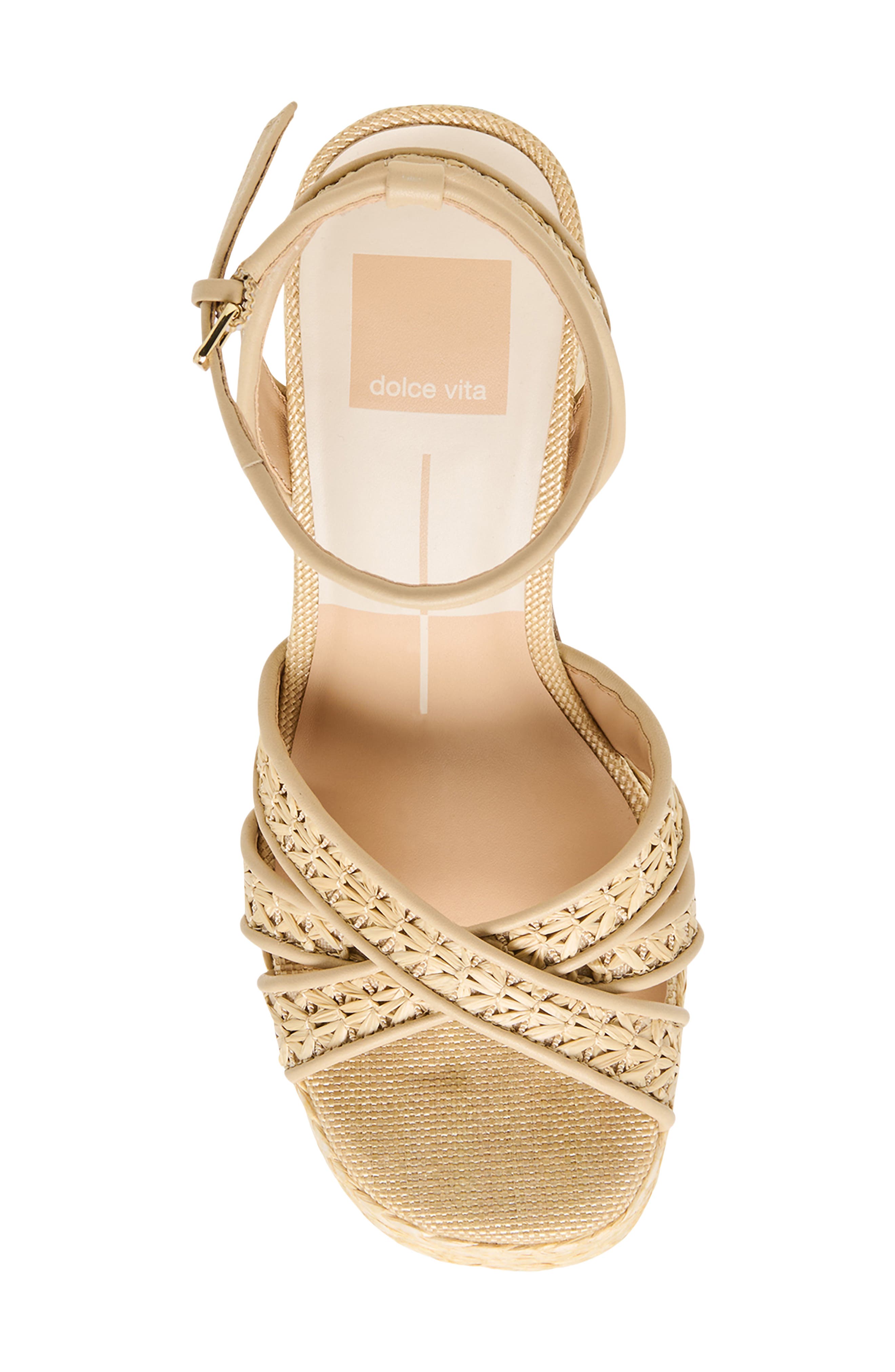 Danila Piped Platform Sandal, Alternate, color, NATURAL CROSS HATCH RAFFIA