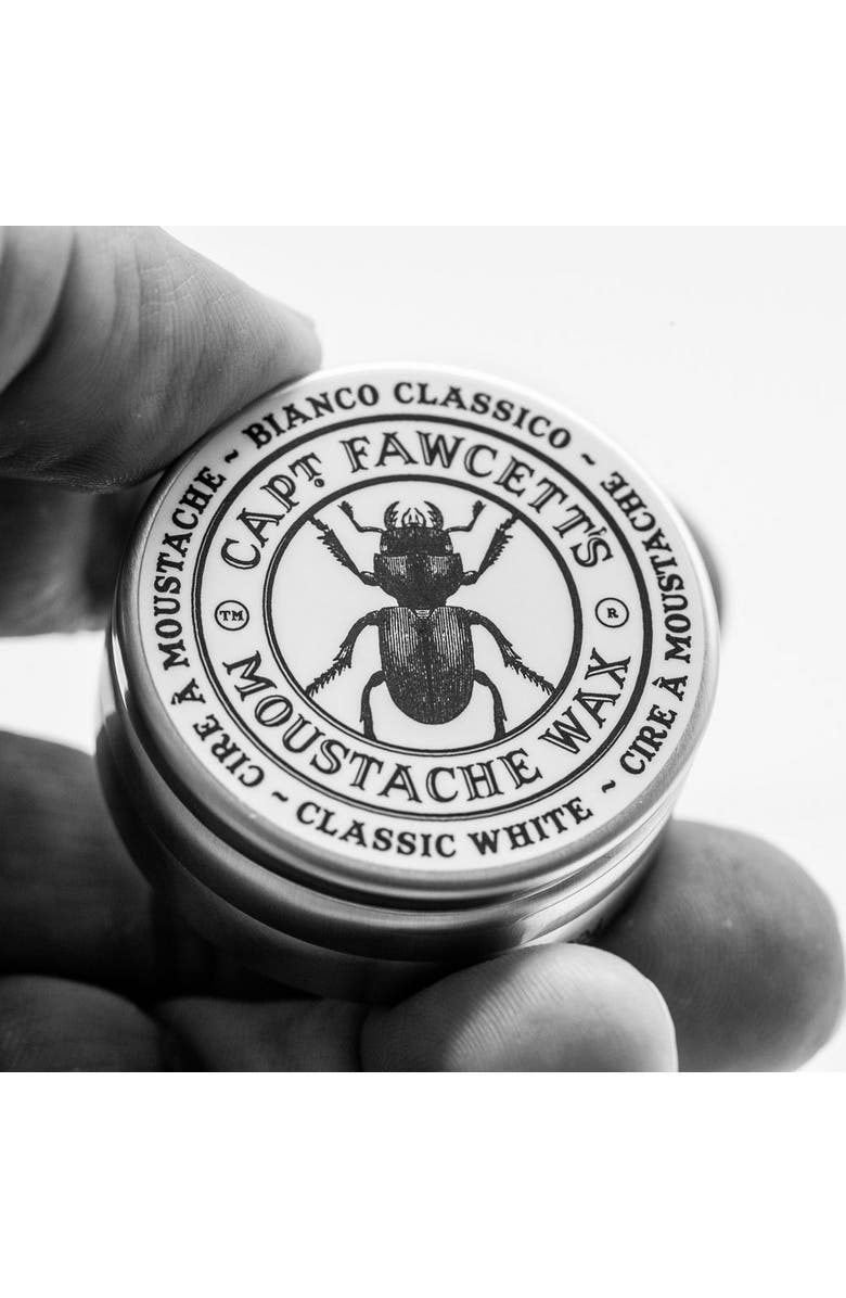 Captain Fawcett Bianco Classico Moustache Wax, Alternate, color, Classic White
