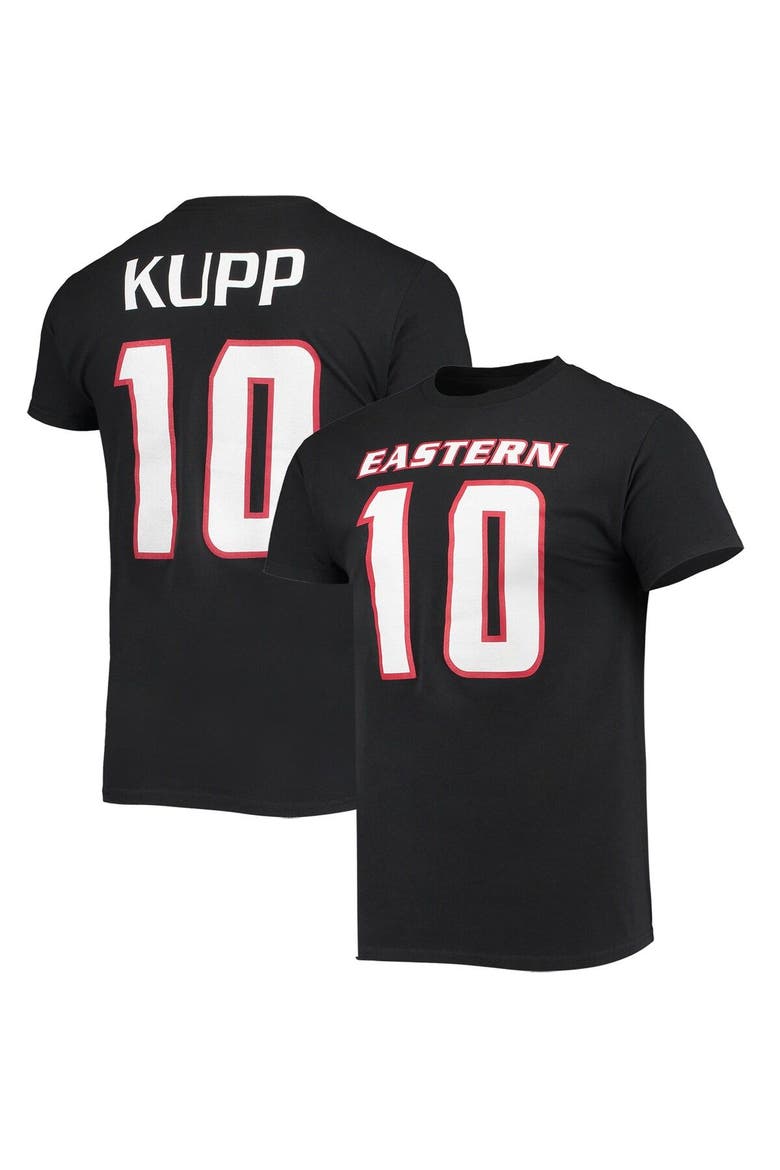 Men's Original Retro Brand Cooper Kupp Black Eastern Washington Eagles Player T-Shirt, Main, color, Black