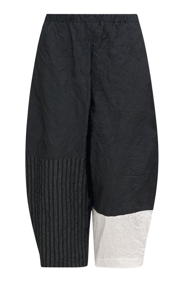 Alembika Patchwork cropped oval silhouette pants, Alternate, color, 