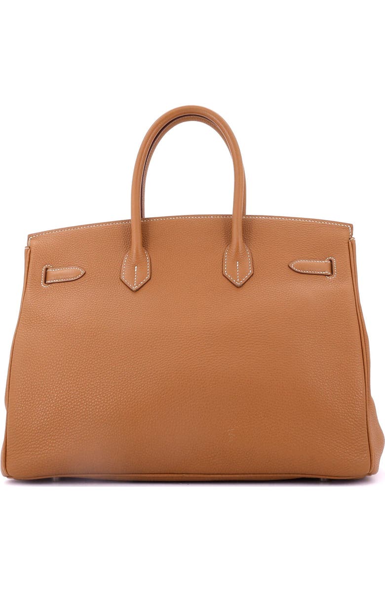 Pre-Owned Hermes Birkin Handbag Brown Togo with Palladium Hardware 35, Alternate, color,