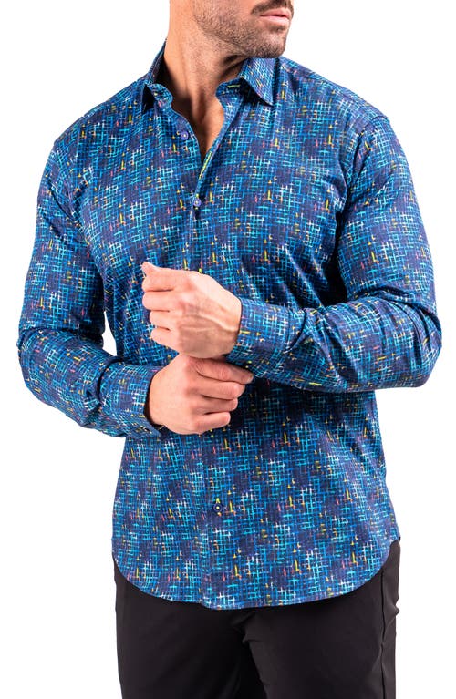 Maceoo Fibonacci Resistance Contemporary Fit Button-up Shirt