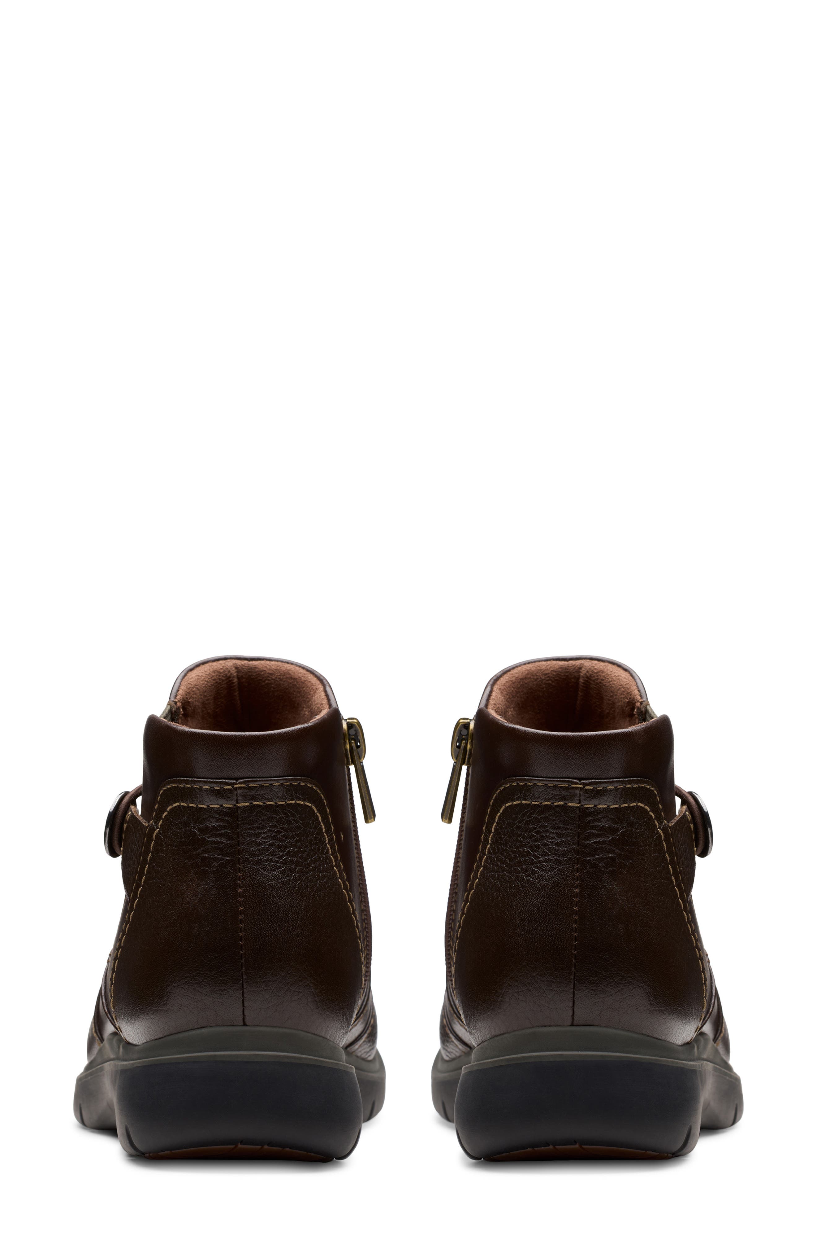 Clarks<sup
®</sup
 Certina Joy Ankle Bootie, Alternate, color, Dark Brown Leather