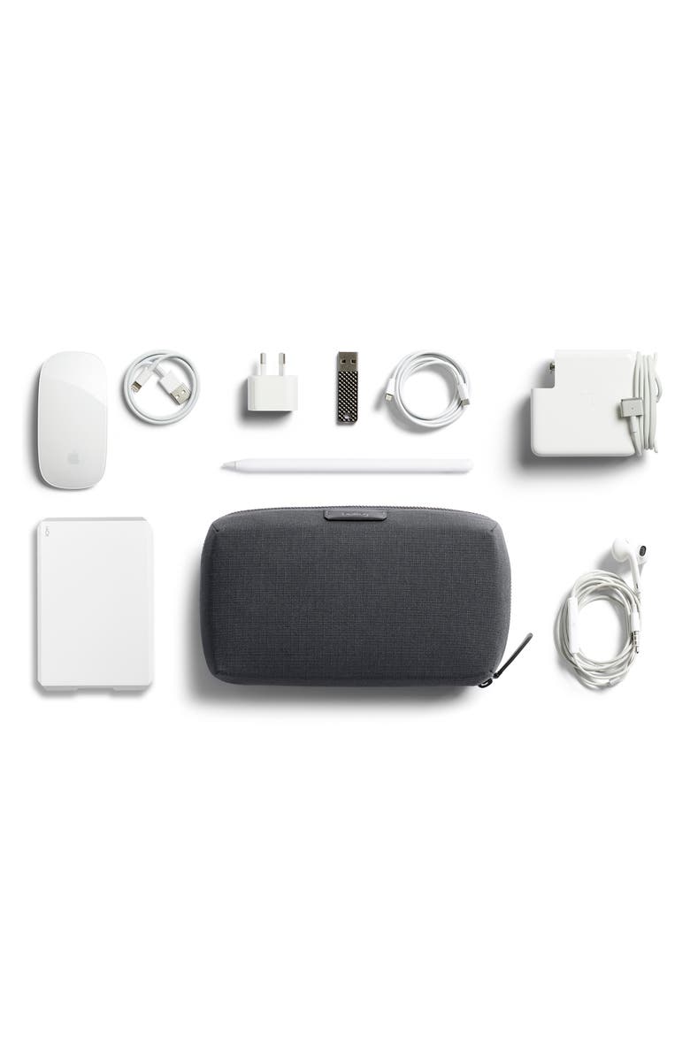 Bellroy Water Resistant Recycled Polyester & Recycled Nylon Tech Case, Alternate, color, Black