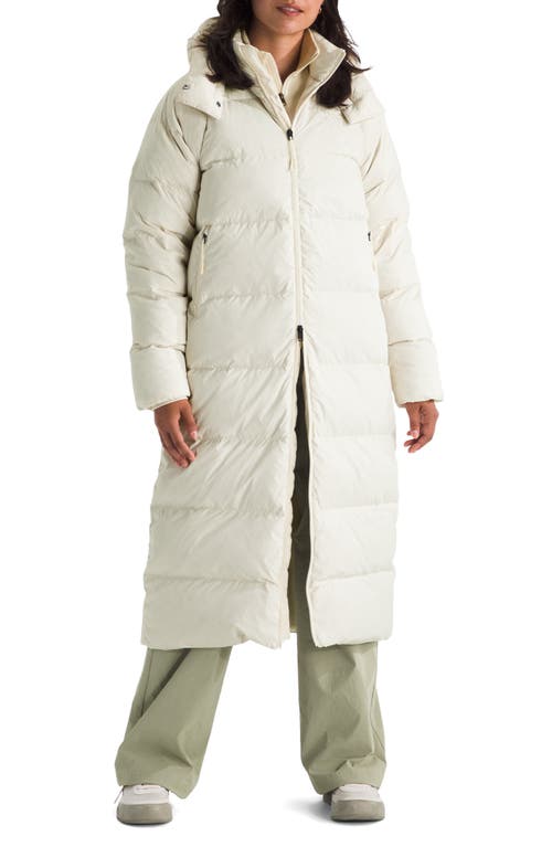 The North Face Hydrenalite™ Water Repellent 600 Fill Power Down Hooded Parka In White