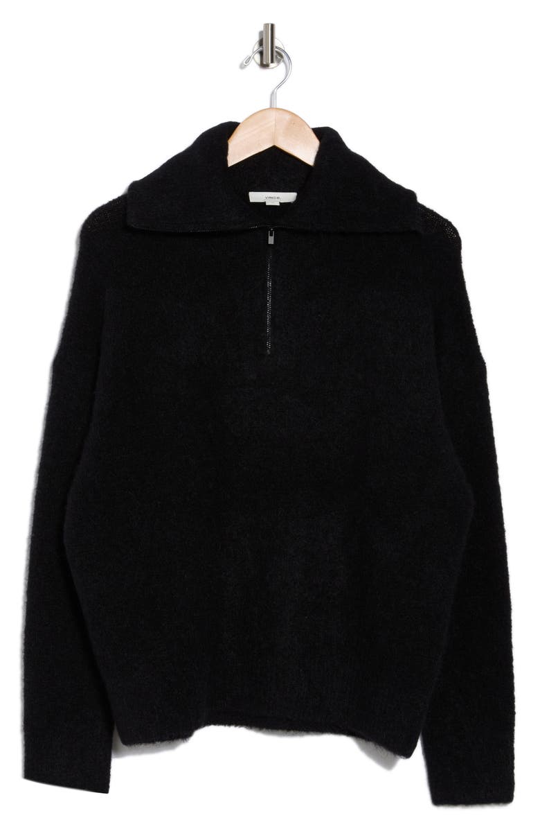 Vince Quarter Zip Sweater, Alternate, color, 
