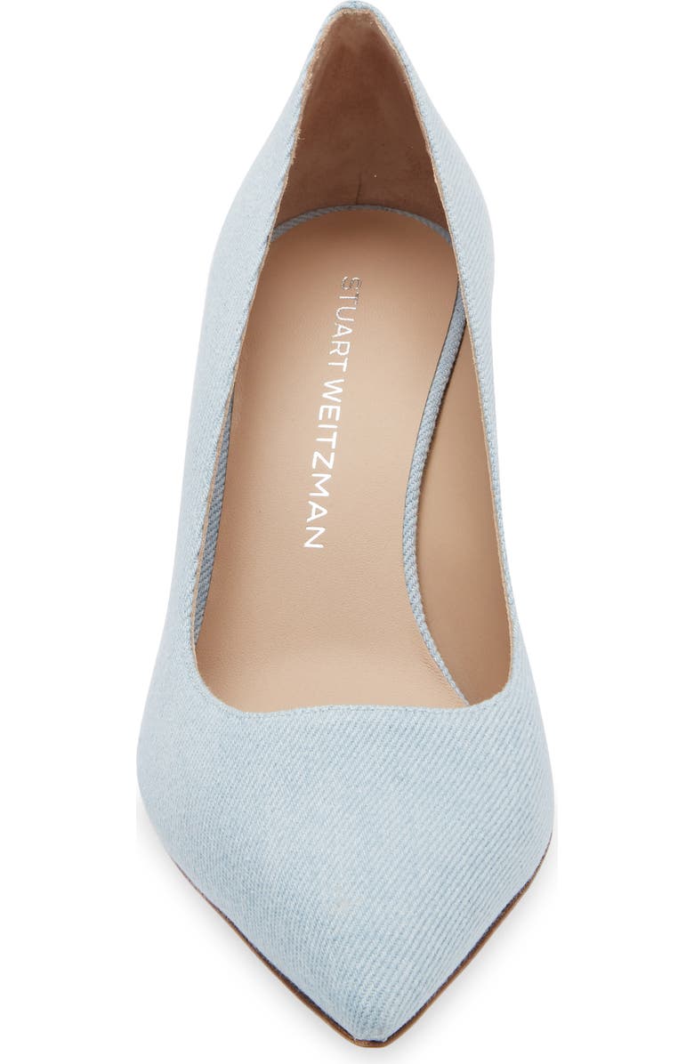 Stuart Weitzman Stuart Power 75 Pump, Alternate, color, Light Vintage Denim