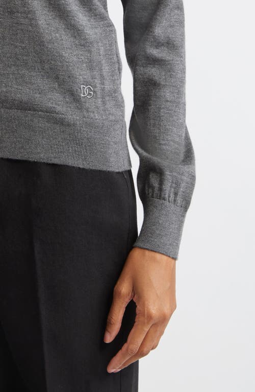 Dolce & Gabbana Maglione Rasato Fin.18 Knitwear Grey In Gray