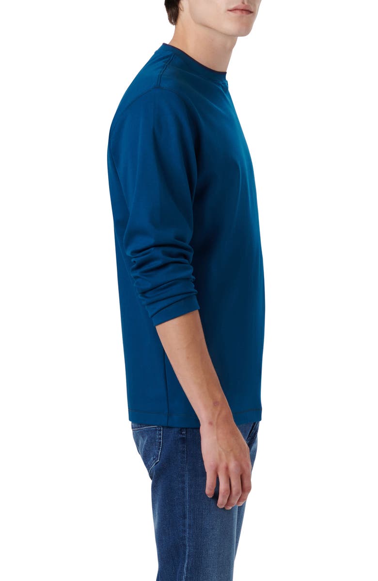 Bugatchi Solid Long Sleeve T-Shirt, Alternate, color,