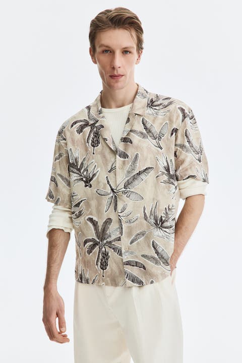 Relaxed-fit resort shirt