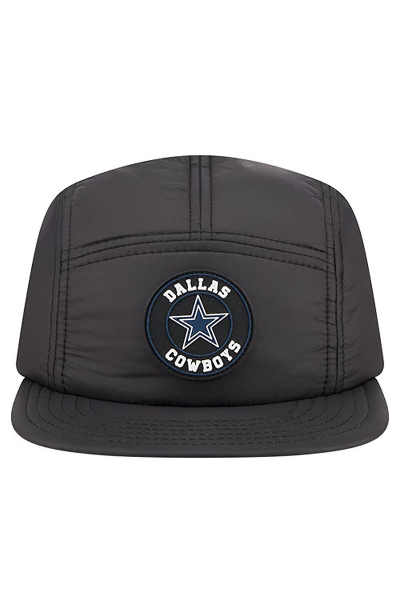 New Era Men's New Era Black Dallas Cowboys Quilted Camper Adjustable Hat, Alternate, color,